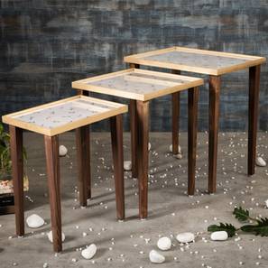 Seagull Solid Wood Nested End Table - Set of 3-image-3