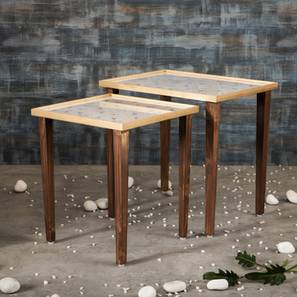 Seagull Solid Wood Side Table in White Finish-image-40
