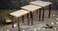 Seagull Solid Wood Nested End Table - Set of 3 (White) by Urban Ladder - Front View Design 1 - 526757