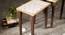 Seagull Solid Wood Nested End Table - Set of 3 (White) by Urban Ladder - Design 1 Side View - 526775