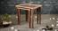 Peach Floral Motifs Solid Wood Nested End Table - Set of 2 (Pink) by Urban Ladder - Design 1 Side View - 526778