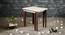 Chantilly Solid Wood Nested End Table in Paper Finish - Set of 2 (White, PU Paper Finish) by Urban Ladder - Design 1 Side View - 526780