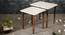 Leherein Solid Wood Nested End Table in Paper Finish - Set of 2 (White, PU Paper Finish) by Urban Ladder - Rear View Design 1 - 526799