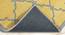 Bishop Yellow Geometric Hand-Tufted 9 x 6 Feet Carpet (Yellow, Rectangle Carpet Shape) by Urban Ladder - Design 1 Side View - 527221