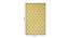 Bishop Yellow Geometric Hand-Tufted 9 x 6 Feet Carpet (Yellow, Rectangle Carpet Shape) by Urban Ladder - Design 1 Dimension - 527282