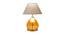 Fangio Amber & Brass Glass Table Lamp (Amber & Brass) by Urban Ladder - Design 1 Full View - 527624