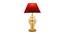 Colter Gold & Amber Glass Table Lamp (Gold & Amber) by Urban Ladder - Design 1 Full View - 527629