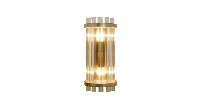 Tubular Brass Crystal Wall Light (Brass) by Urban Ladder - Design 1 Full View - 527635