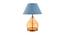Fangio Amber & Brass Glass Table Lamp (Amber & Brass) by Urban Ladder - Front View Design 1 - 527645