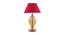 Colter Gold & Amber Glass Table Lamp (Gold & Amber) by Urban Ladder - Front View Design 1 - 527650
