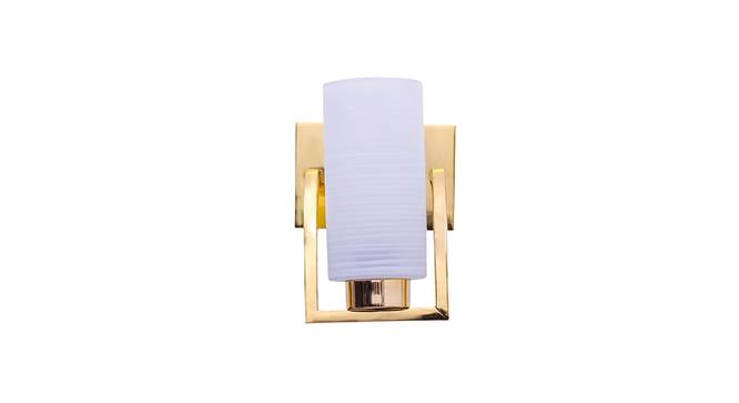 Shine Shine Brass & White Metal Wall Light (Shine Brass & White) by Urban Ladder - Front View Design 1 - 527655