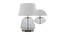 Loyal Transprant & Nickel Glass Table Lamp (Transprant & Nickel) by Urban Ladder - Cross View Design 1 - 527668