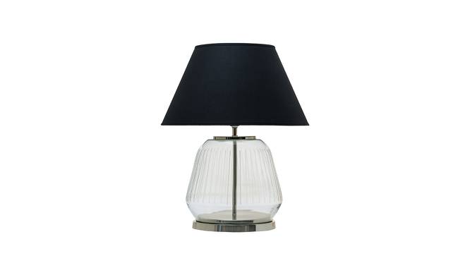 Estelle Transprant & Nickel Glass Table Lamp (Transprant & Nickel) by Urban Ladder - Front View Design 1 - 527743