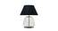 Estelle Transprant & Nickel Glass Table Lamp (Transprant & Nickel) by Urban Ladder - Front View Design 1 - 527743