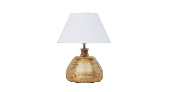 Wiley Antique Brass Metal Table Lamp (Antique Brass) by Urban Ladder - Front View Design 1 - 527755