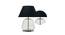 Estelle Transprant & Nickel Glass Table Lamp (Transprant & Nickel) by Urban Ladder - Cross View Design 1 - 527764