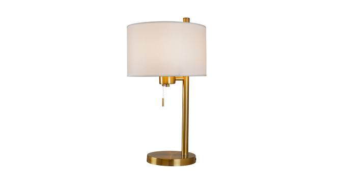 Ripple Brass Metal Table Lamp (Brass) by Urban Ladder - Design 1 Full View - 527836