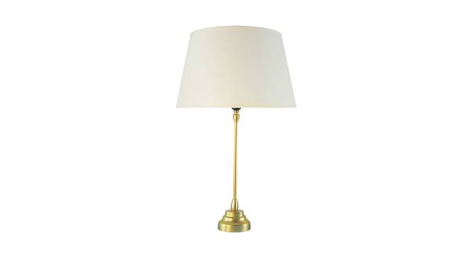 Pod Brass Metal Table Lamp (Brass) by Urban Ladder - Front View Design 1 - 527850
