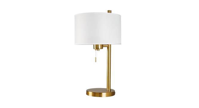 Ripple Brass Metal Table Lamp (Brass) by Urban Ladder - Front View Design 1 - 527856