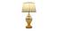 Hailee Gold & Amber Glass Table Lamp (Gold & Amber) by Urban Ladder - Design 1 Full View - 527927