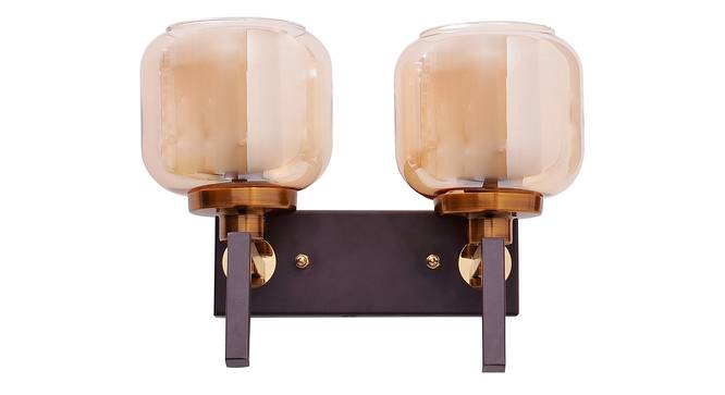 Cassie Antique Gold & Brown Metal Wall Light (Antique Gold & Brown) by Urban Ladder - Front View Design 1 - 527954