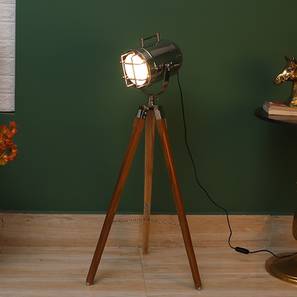 Win Nickle Aluminum Shade Floor Lamp-image-5