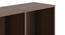 Darcia Engineered Wood Bookshelf in Rustik Walnut Finish (Laminate Finish) by Urban Ladder - Design 1 Side View - 528600