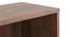Darcia Engineered Wood Bookshelf in Rustik Walnut Finish (Laminate Finish) by Urban Ladder - Design 1 Side View - 528601