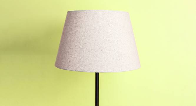 Keyla Empire Shaped Linen Lamp Shade in Beige Colour (Beige) by Urban Ladder - Front View Design 1 - 528793