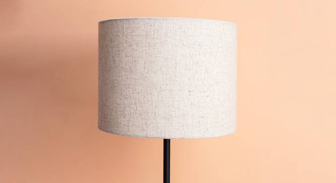 Paisleigh Cylinder Shaped Linen Lamp Shade in Beige Colour (Beige) by Urban Ladder - Front View Design 1 - 528804