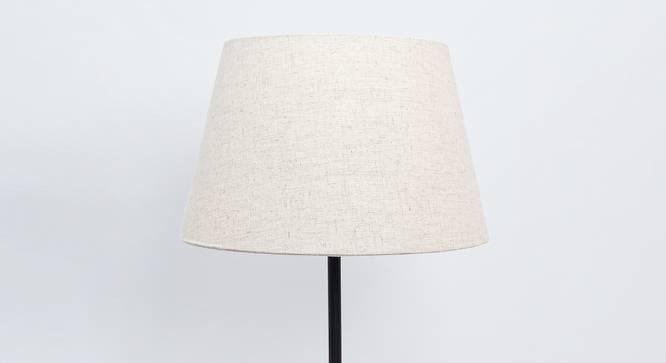 Kailey Empire Shaped Linen Lamp Shade in Beige Colour (Beige) by Urban Ladder - Cross View Design 1 - 528808