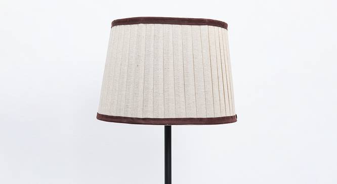 Azariah Empire Shaped Cotton Lamp Shade in Beige Colour (Beige) by Urban Ladder - Cross View Design 1 - 528812