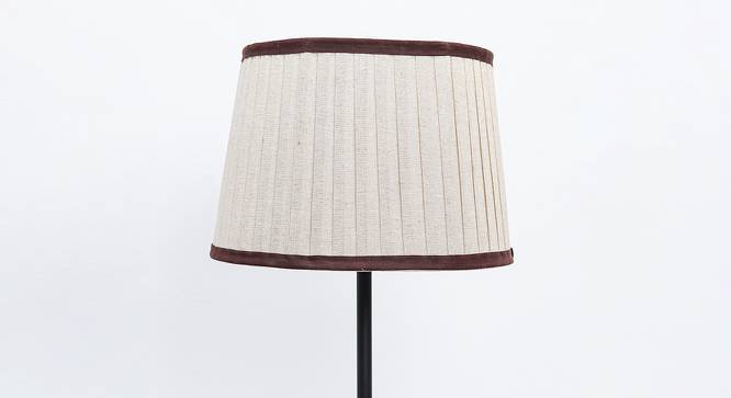 Denisse Empire Shaped Cotton Lamp Shade in Beige Colour (Beige) by Urban Ladder - Cross View Design 1 - 528813