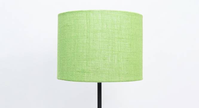 Cali Cylinder Shaped Jute Lamp Shade in Green Colour (Green) by Urban Ladder - Cross View Design 1 - 528819
