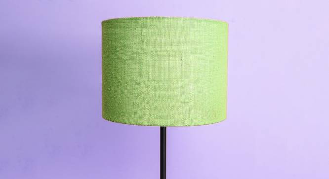 Aviana Cylinder Shaped Jute Lamp Shade in Green Colour (Green) by Urban Ladder - Front View Design 1 - 528865