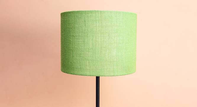 Vera Cylinder Shaped Jute Lamp Shade in Green Colour (Green) by Urban Ladder - Front View Design 1 - 528866