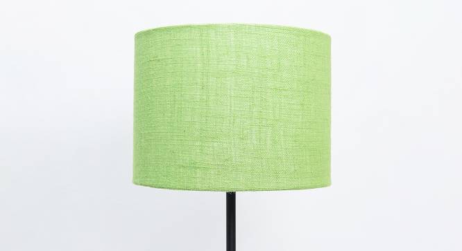 Everly Cylinder Shaped Jute Lamp Shade in Green Colour (Green) by Urban Ladder - Cross View Design 1 - 528876