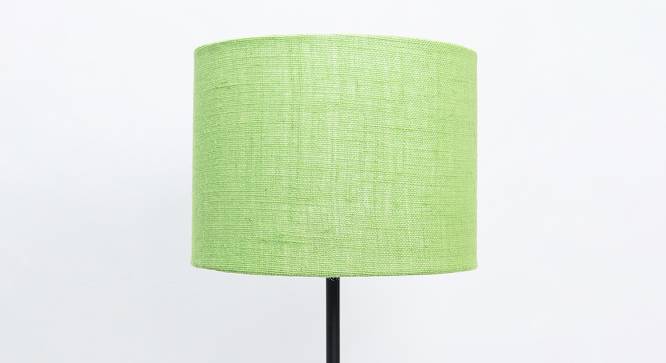 Vera Cylinder Shaped Jute Lamp Shade in Green Colour (Green) by Urban Ladder - Cross View Design 1 - 528878