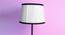 Paulina Drum Shaped Cotton Lamp Shade in White Colour (White) by Urban Ladder - Front View Design 1 - 528920