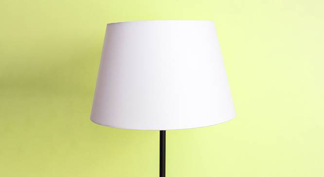 Bexley Empire Shaped Cotton Lamp Shade in White Colour (White) by Urban Ladder - Front View Design 1 - 528933