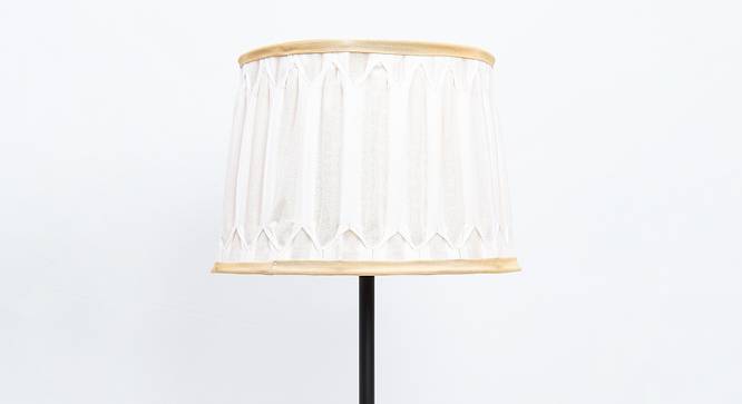 Tori Empire Shaped Cotton Lamp Shade in White Colour (White) by Urban Ladder - Cross View Design 1 - 528944