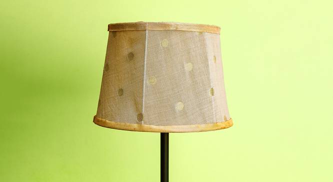 Sariyah Drum Shaped Silk Lamp Shade in Yellow Colour (Yellow) by Urban Ladder - Front View Design 1 - 528992
