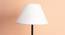 Mabel Coolie Shaped Cotton Lamp Shade in White Colour (White) by Urban Ladder - Front View Design 1 - 529004