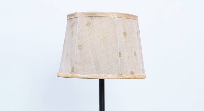 Theodora Drum Shaped Silk Lamp Shade in Yellow Colour (Yellow) by Urban Ladder - Cross View Design 1 - 529007