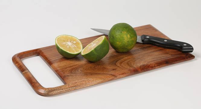Ernesto Chopping Board (Natural Wood) by Urban Ladder - Cross View Design 1 - 530297