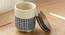Valentin Jar with Wooden Lid (Cream) by Urban Ladder - Cross View Design 1 - 530381