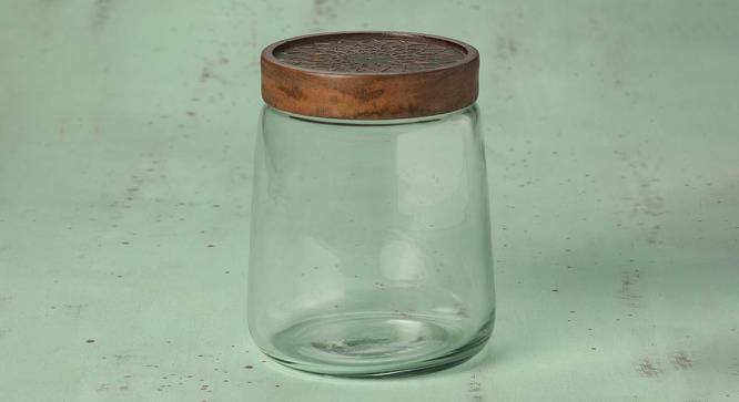 Maximo Jar with LiD (Clear) by Urban Ladder - Cross View Design 1 - 530578
