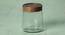 Briar Jar with LiD (Clear) by Urban Ladder - Cross View Design 1 - 530579