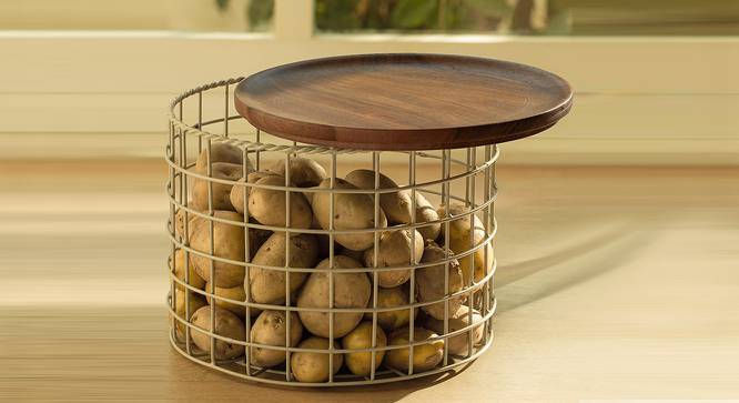 Kellen Basket (Dove Grey) by Urban Ladder - Cross View Design 1 - 530657