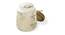 Remi Jar with Wooden Lid (White) by Urban Ladder - Front View Design 1 - 530682